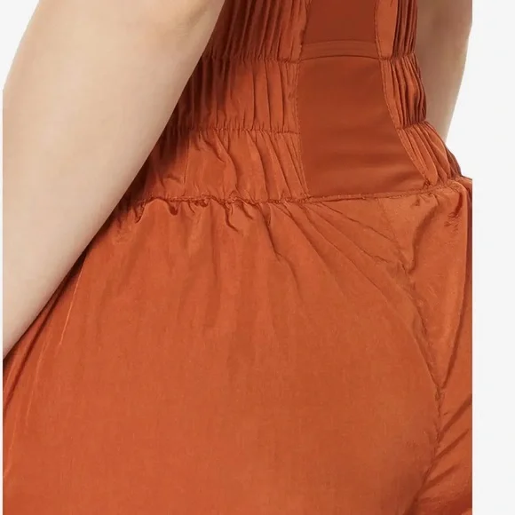 NEW Free People Movement Way Home Shorts color rust - Picture 3 of 5